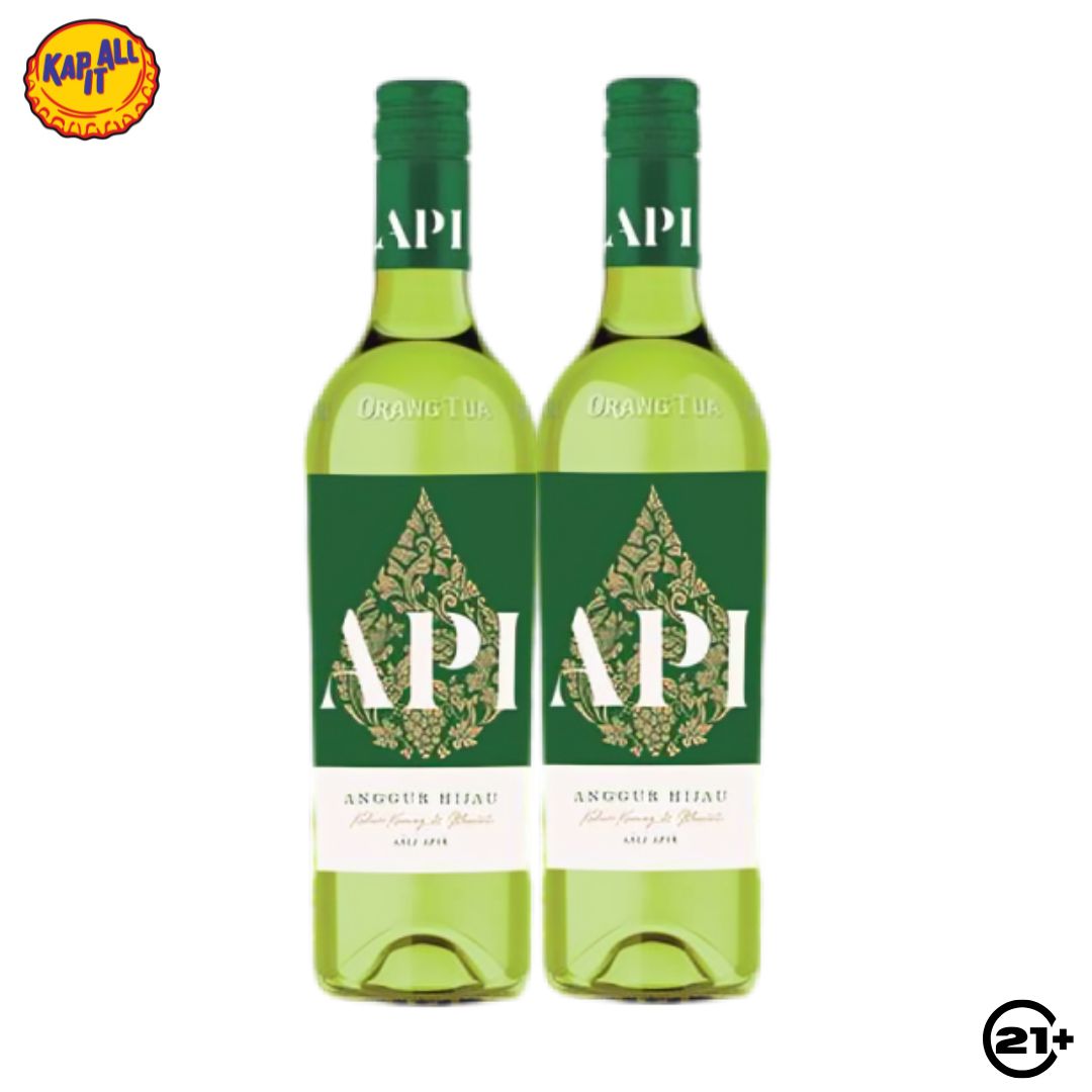Twin Orang Tua API Putih Anggur Hijau 620ml - 2 Bottles