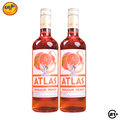 Twin Atlas Anggur Peach 620ml - 2 Bottles