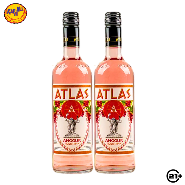 Twin Atlas Anggur Rose Pink 620ml - 2 Bottles