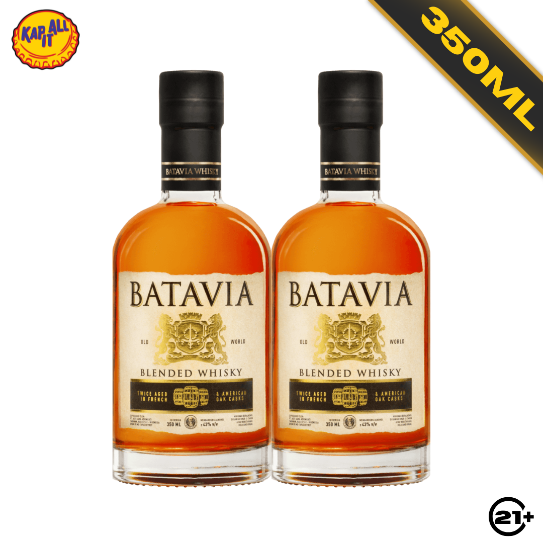 Twin Batavia Blended Whisky 350ml - 2 Bottles