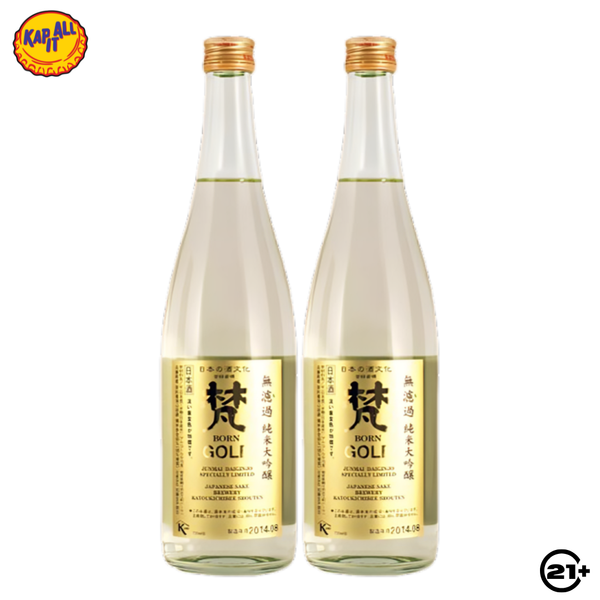 Twin Born Gold Muroka Junmai Daiginjo 720ml - 2 Bottles