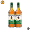Twin Captain Morgan Sliced Apple Rum 700ml - 2 Bottles