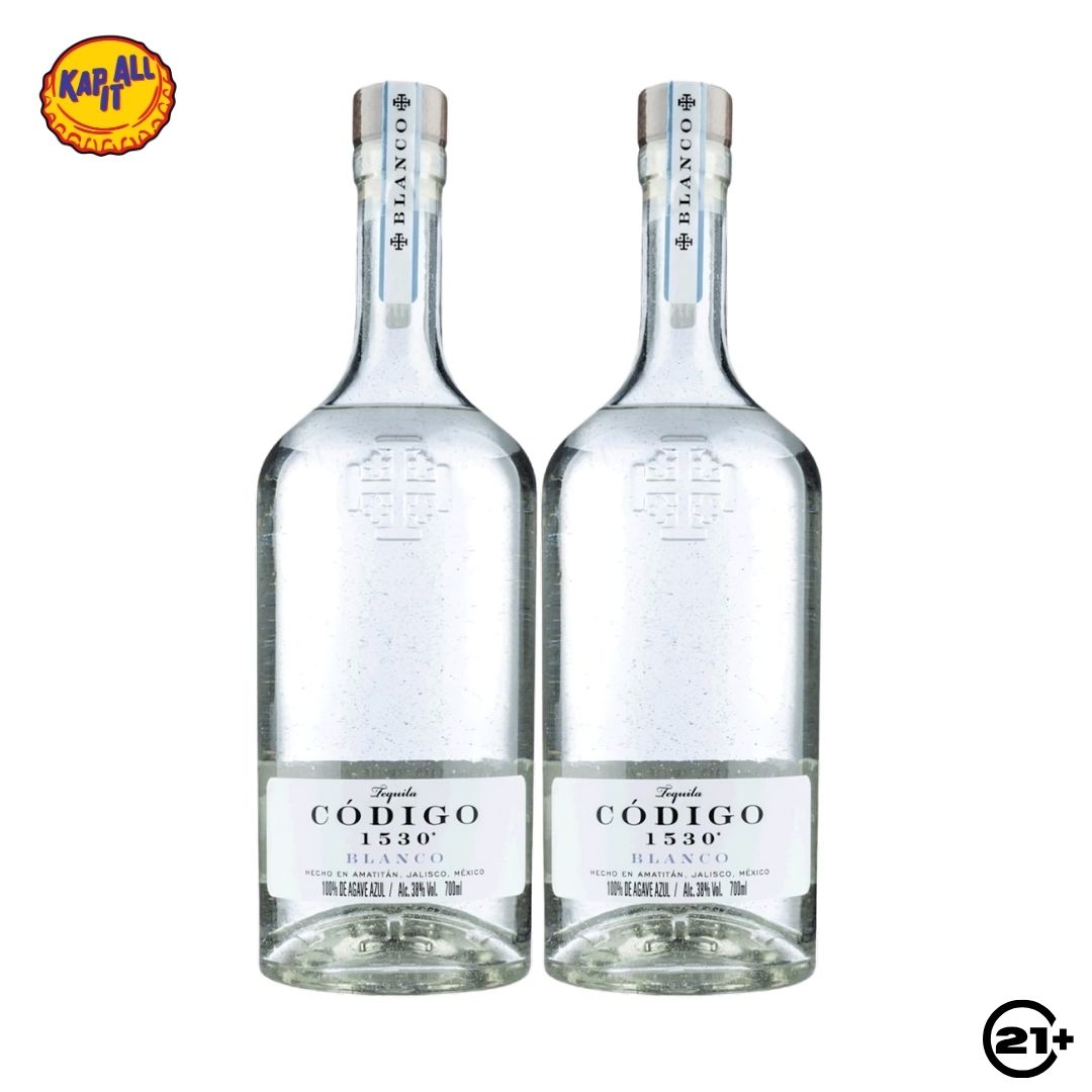 Paket Codigo Blanco Tequila 750ml - 2 Bottles
