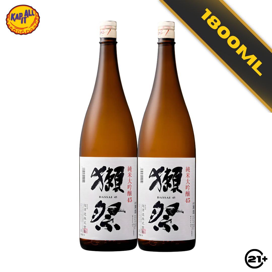 Twin Dassai 45 Junmai Daiginjo Sake 1.8L - 2 Bottles