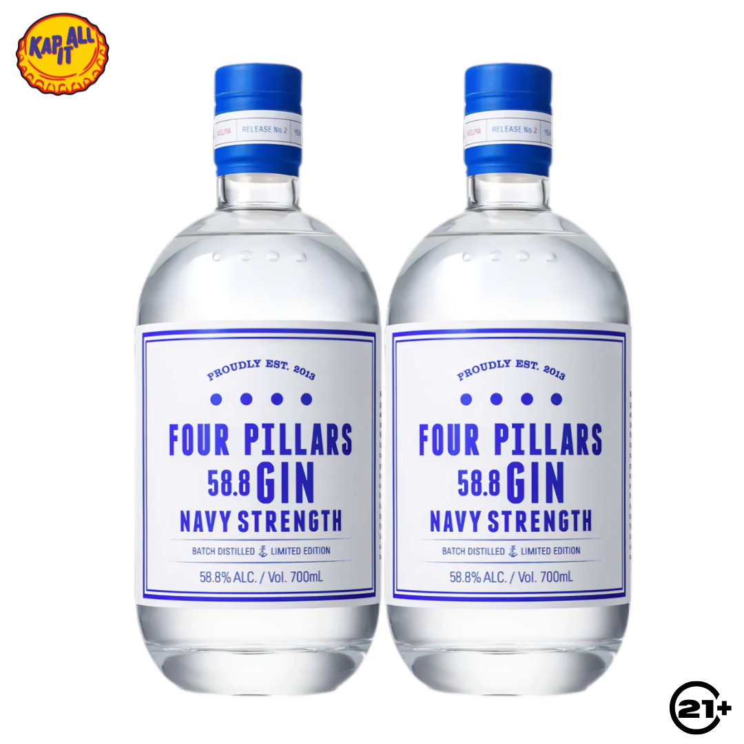 Twin Four Pillars Navy Strength 700ml - 2 Bottles