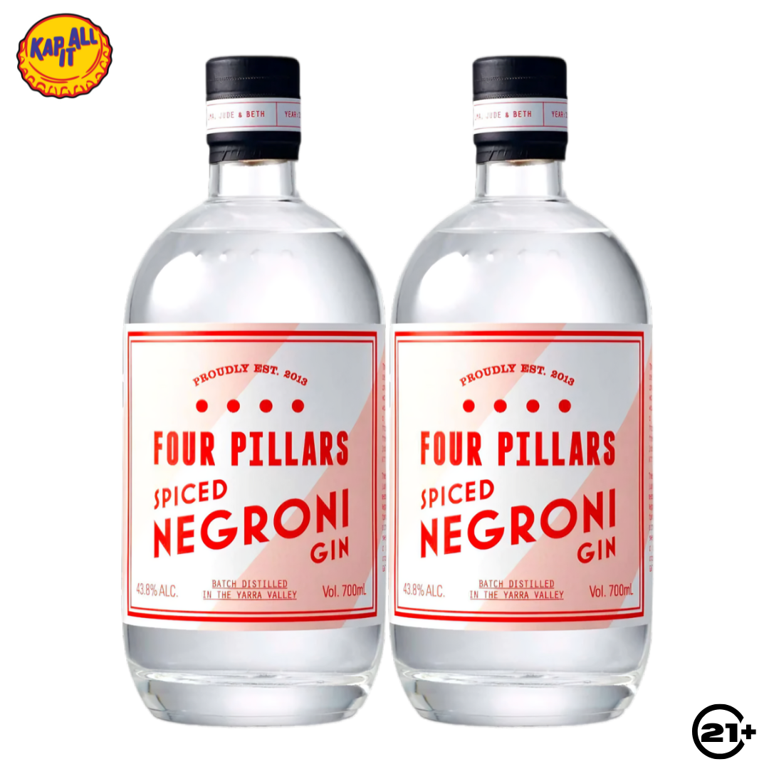 Twin Four Pillars Spiced Negroni 700ml - 2 Bottles