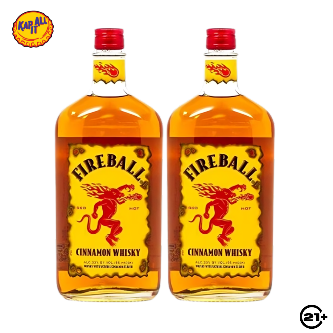 Twin Fireball Cinnamon Whisky 700ml- 2 Bottles