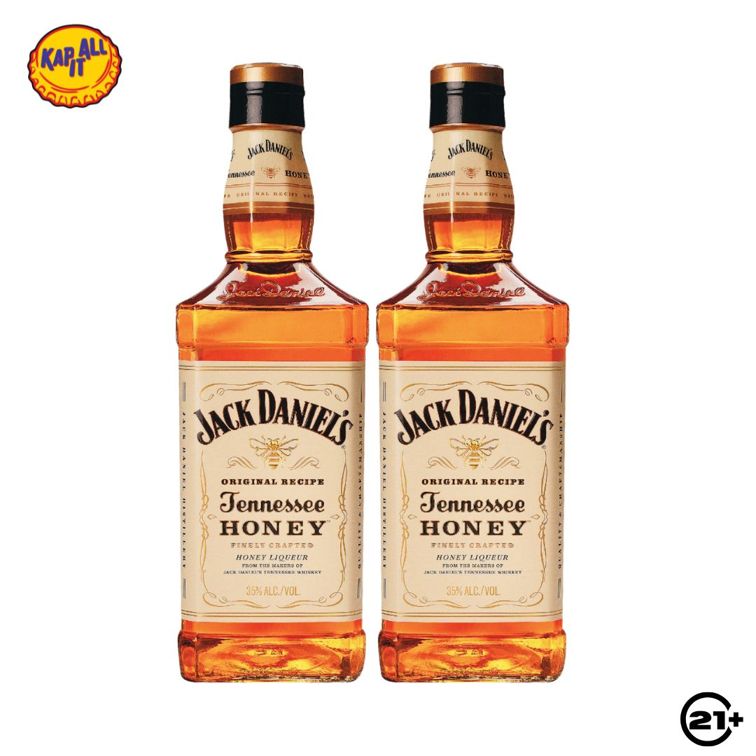 Twin Jack Daniels Tennessee Honey 700ml - 2 Bottles