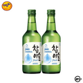 Twin Jinro Soju Chamisul Fresh Original 360ml - 2 Bottles