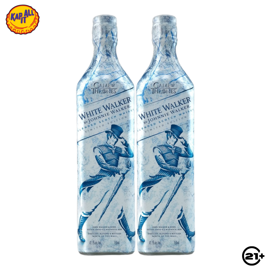 Twin Johnnie Walker White Walker Game of Thrones Edition - 2 Bottles