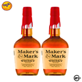 Twin Maker's Mark Whisky 750ml - 2 Bottles