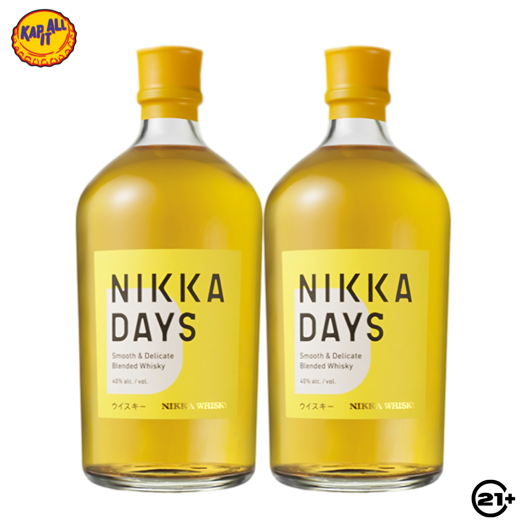 Twin Nikka Days Japanese Blended Whisky 700ml - 2 Bottles