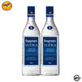 Twin Seagram's Extra Smooth Vodka 700ml - 2 Bottles