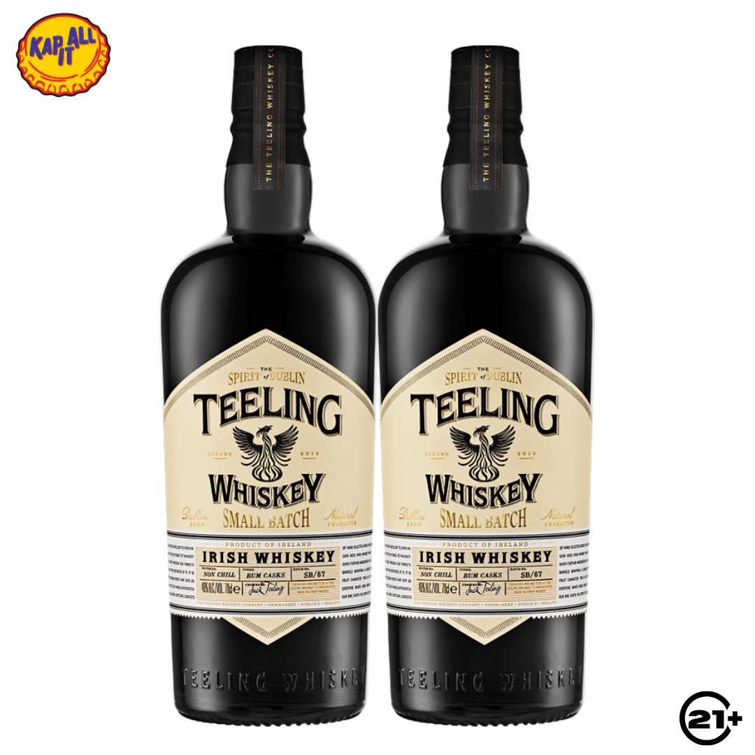 Twin Teeling Small Batch Irish Whiskey 700ml - 2 Bottles