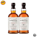 Twin The Balvenie 21 YO Portwood Whisky 700ml - 2 Bottles