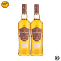 Twin The Glen Grant 12 YO Single Malt Scotch Whisky 700ml - 2 Bottles