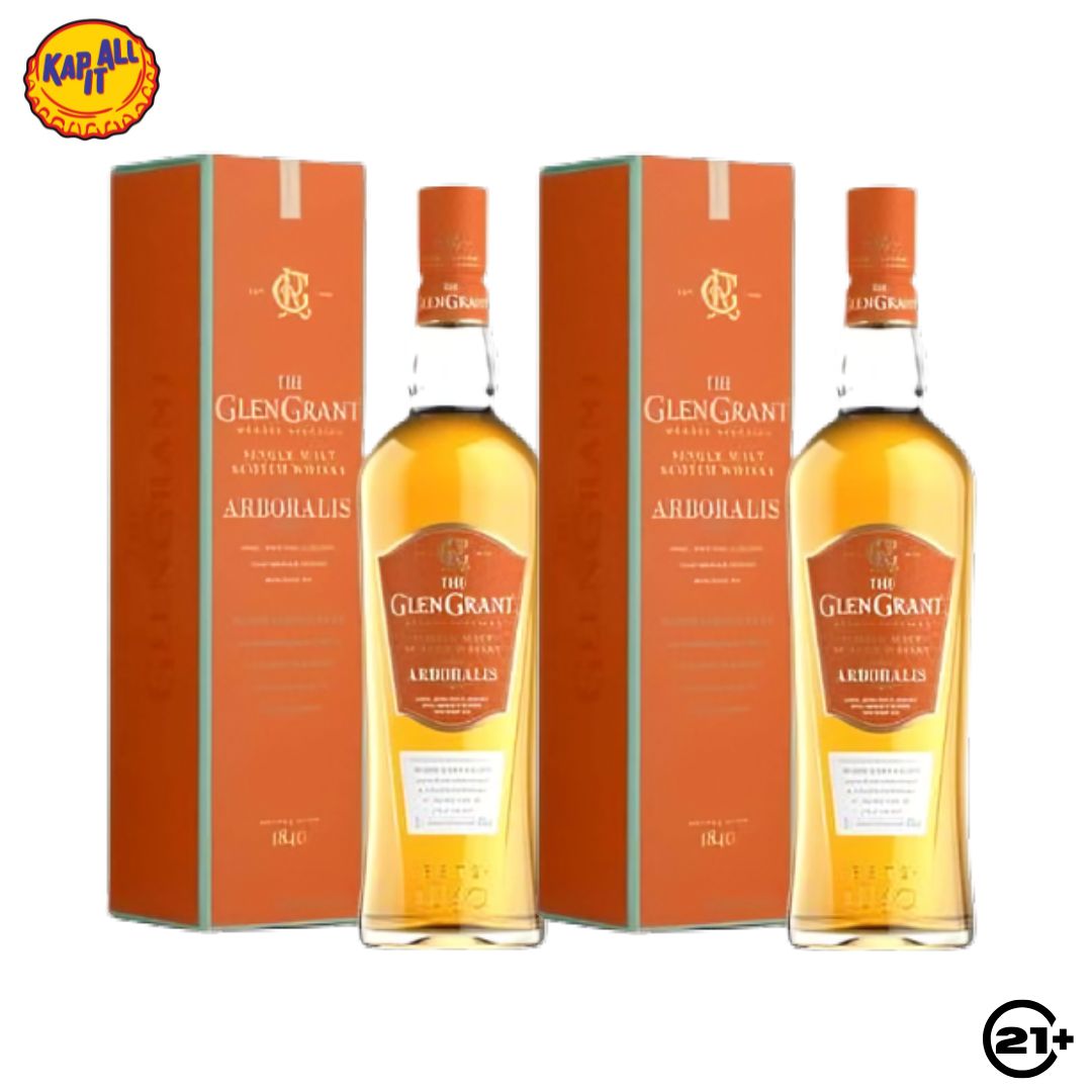 Twin The Glen Grant Arboralis Single Malt Scotch Whisky 700ml - 2 Bottles