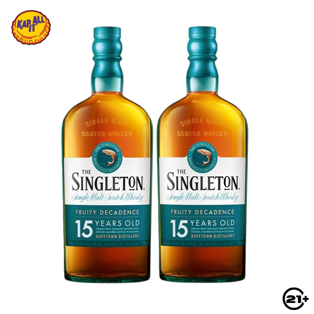 Twin Singleton Fruity Decadence Whisky 15 YO 700ml - 2 Bottles