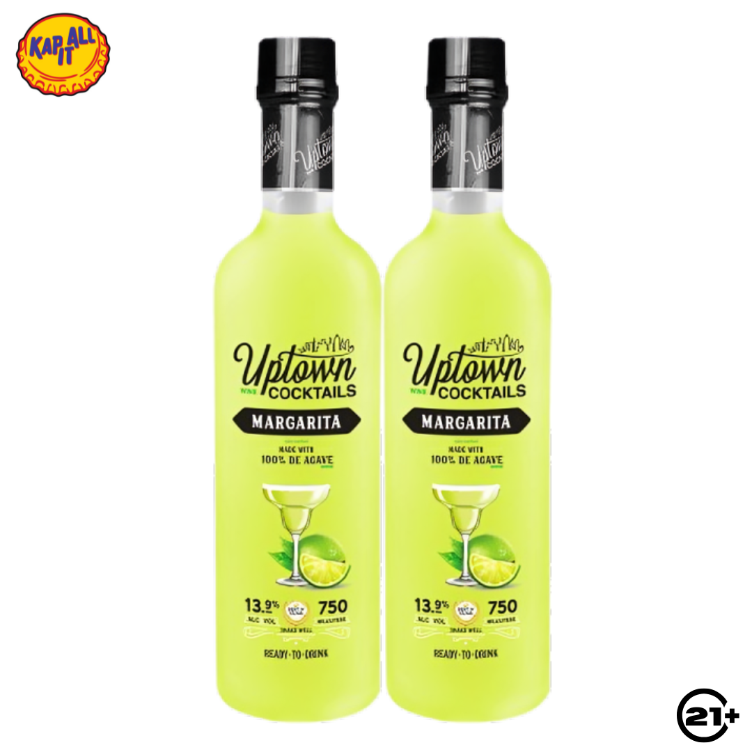 Twin Uptown Cocktails Margarita 750ml - 2 Bottles