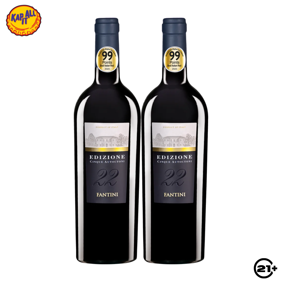 Paket Wine Edizione Cinque Autoctoni Fantini 750ml - 2 Bottles
