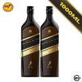 Twin Johnnie Walker Double Black 1L - 2 Bottles
