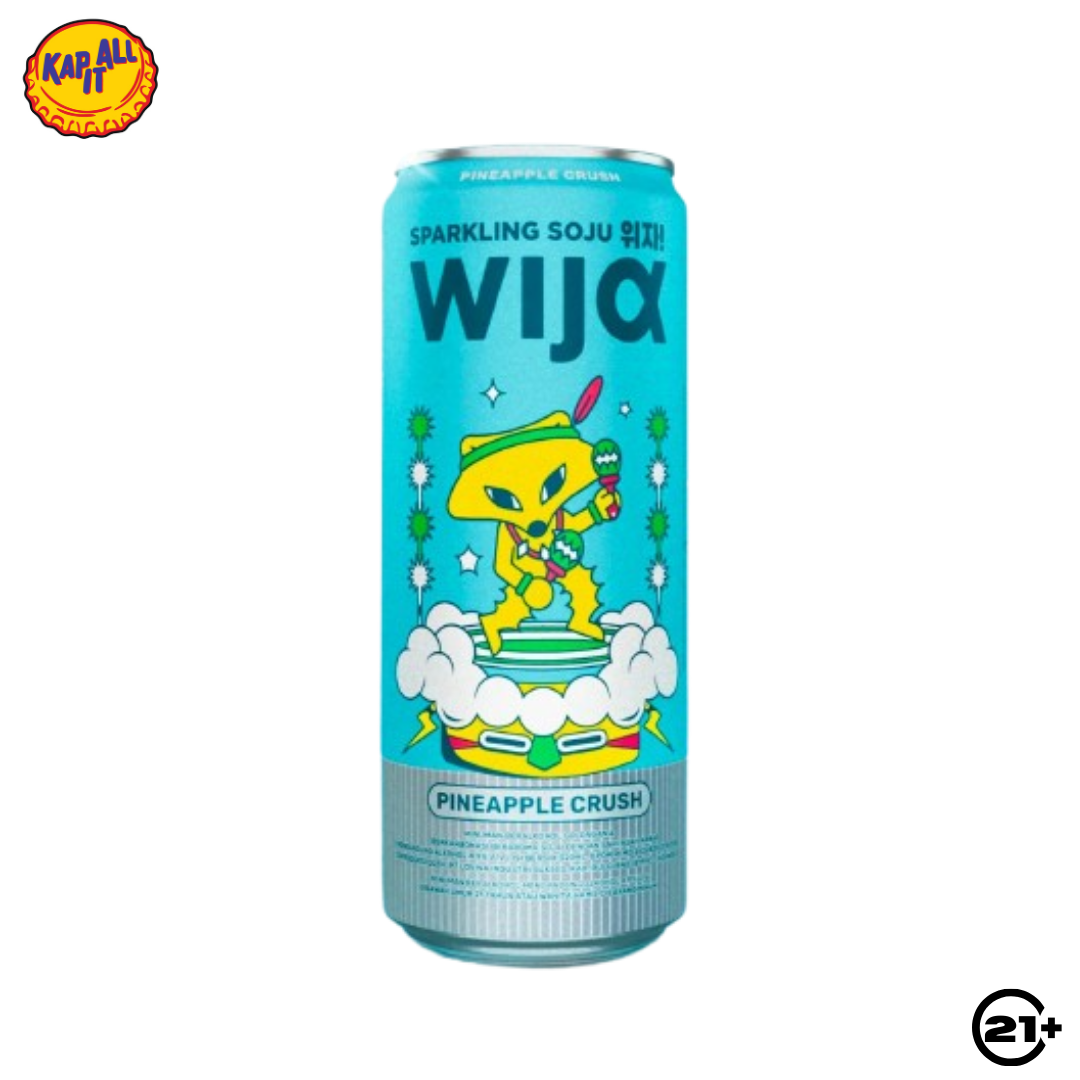 Wija Sparkling Soju Pineapple Crush Can 320ml