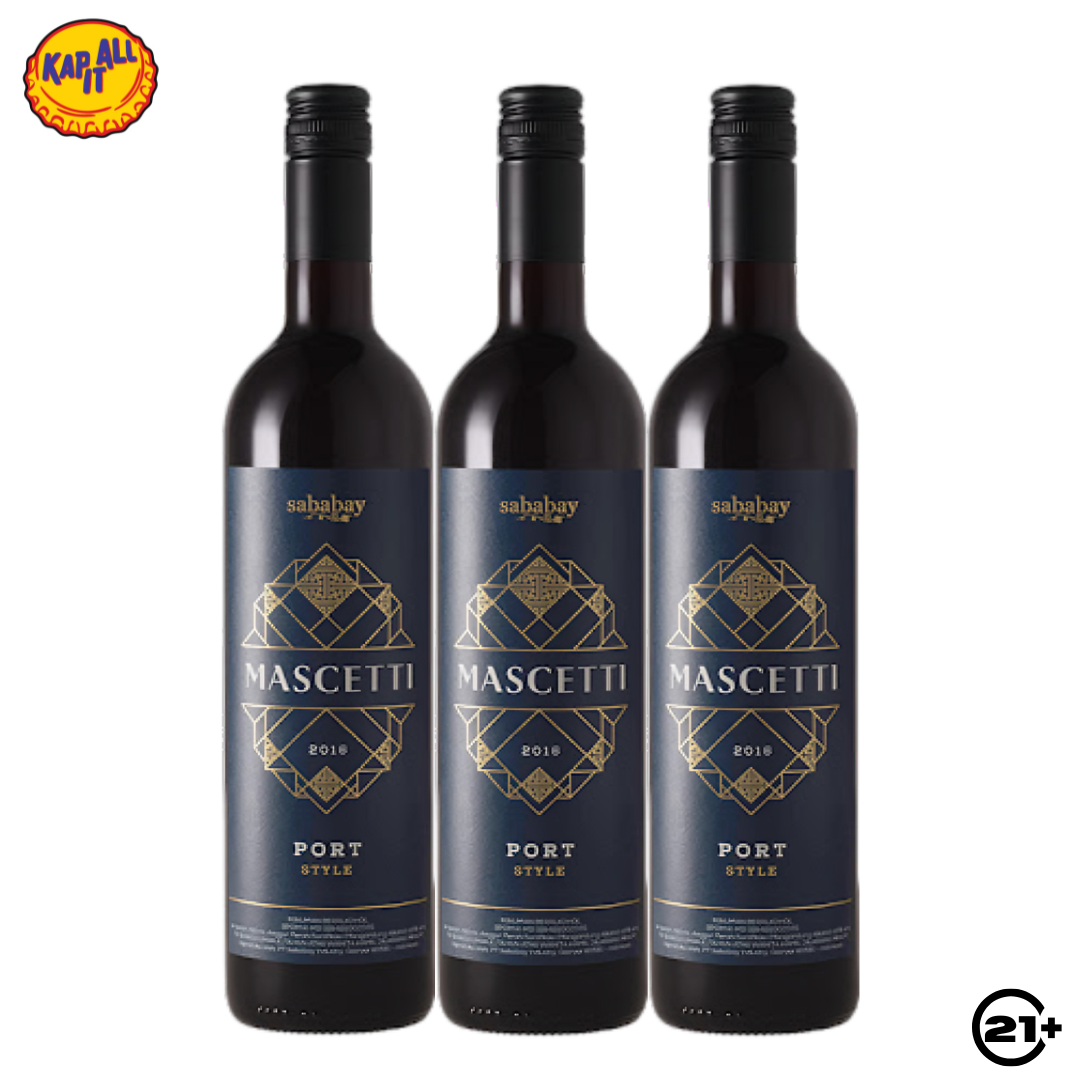 Triple Wine Sababay Mascetti 750ml - 3 Bottles